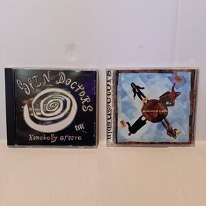 Spin Doctors CD Lot of 2-Homebelly Groove Live (1992)-Turn It Upside Down (1994)